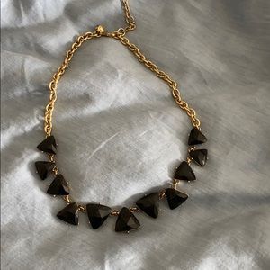 JCREW BLACK/GOLD STATEMENT NECKLACE